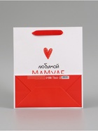 Пакет подарочный «Любимой мамуле», 23×27×11.5 см - Фото 6
