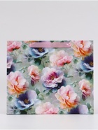 Пакет подарочный «Цветы», 27×23×11.5 см  (артикул 10934973)  большой выбор товаров оптом и в розницу по низким ценам с доставкой