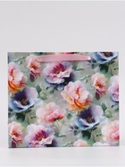 Пакет подарочный «Цветы», 27×23×11.5 см  (артикул 10934973)  большой выбор товаров оптом и в розницу по низким ценам с доставкой