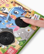 УЦЕНКА Тактильная книжка "Дружный зоопарк", Синий трактор - Фото 6