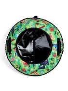 УЦЕНКА Чехол для тюбинга – ватрушки «Пиксели» Winter Star, диаметр чехла 90 см, зелёная, чёрный - Фото 2