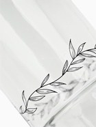 УЦЕНКА Стеклянная ваза с деревянной подставкой, 10×25.5×10 см - Фото 3