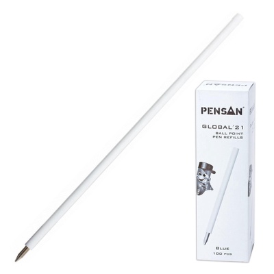 УЦЕНКА Стержень шариковый Pensan GLOBAL 21, 0.5 мм, синий, на масляной основе