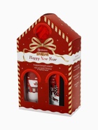 УЦЕНКА Подарочный набор новогодний Happy New Year: гель для душа, мочалка и термостакан, аромат: парфюм, URAL LAB - Фото 2