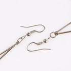 Серьги висячие «Шелест» крестики, цвет МИКС, 8.5 см - Фото 3