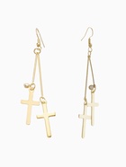 Серьги висячие «Шелест» крестики, цвет МИКС, 8.5 см - Фото 7