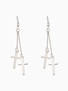 Серьги висячие «Шелест» крестики, цвет МИКС, 8,5 см 1041654 - фото 16477498