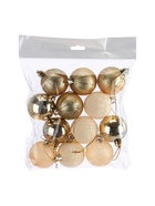 УЦЕНКА Набор шаров пластик d=5 см, 12 шт. «Морозный день» микс - Фото 2