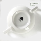 УЦЕНКА Сахарница BellaTenero, 500 мл, 18.5×12×10.5 см, на бамбуковой подставке, фарфор, белая - Фото 7