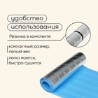 УЦЕНКА Коврик туристический maclay, с фольгой, 180×60×1 см, голубой - Фото 4