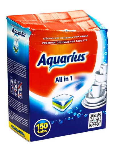 УЦЕНКА Таблетки для ПММ Aquarius ALL in 1, 150 шт.
