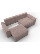 Диван прямой «Лига – 048», НПБ, механизм еврокнижка, велюр, цвет бежевый - Фото 9