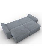 Диван прямой «Лига – 048», НПБ, механизм еврокнижка, велюр, цвет серый - Фото 12