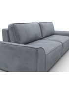 Диван прямой «Лига – 048», НПБ, механизм еврокнижка, велюр, цвет серый - Фото 5