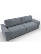 Диван прямой «Лига – 048», НПБ, механизм еврокнижка, велюр, цвет серый - Фото 8