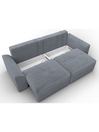 Диван прямой «Лига – 048», НПБ, механизм еврокнижка, велюр, цвет серый - Фото 10