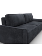 Диван прямой «Лига – 048», НПБ, механизм еврокнижка, велюр, цвет темно-серый - Фото 6