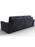 Диван прямой «Лига – 048», НПБ, механизм еврокнижка, велюр, цвет темно-серый - Фото 7