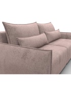 Диван прямой «Лига – 051», НПБ, механизм еврокнижка, велюр, цвет бежевый - Фото 4