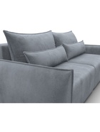 Диван прямой «Лига – 051», НПБ, механизм еврокнижка, велюр, цвет серый - Фото 4