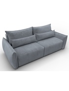 Диван прямой «Лига – 051», НПБ, механизм еврокнижка, велюр, цвет серый - Фото 7