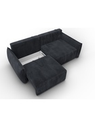 Диван прямой «Лига – 051», НПБ, механизм еврокнижка, велюр, цвет темно-серый - Фото 7