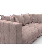 Диван прямой «Лига – 052», НПБ, механизм еврокнижка, велюр, цвет бежевый - Фото 4