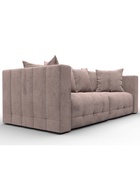 Диван прямой «Лига – 052», НПБ, механизм еврокнижка, велюр, цвет бежевый - Фото 5