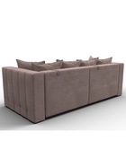 Диван прямой «Лига – 052», НПБ, механизм еврокнижка, велюр, цвет бежевый - Фото 6