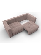 Диван прямой «Лига – 052», НПБ, механизм еврокнижка, велюр, цвет бежевый - Фото 8