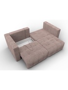 Диван прямой «Лига – 052», НПБ, механизм еврокнижка, велюр, цвет бежевый - Фото 9