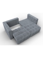 Диван прямой «Лига – 052», НПБ, механизм еврокнижка, велюр, цвет серый - Фото 9