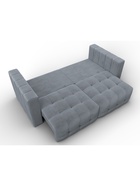 Диван прямой «Лига – 052», НПБ, механизм еврокнижка, велюр, цвет серый - Фото 10