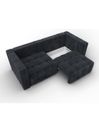 Диван прямой «Лига – 052», НПБ, механизм еврокнижка, велюр, цвет темно-серый - Фото 8