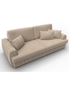 Диван прямой «Лига – 057», НПБ, механизм еврокнижка, велюр, цвет бежевый - Фото 7