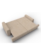 Диван прямой «Лига – 057», НПБ, механизм еврокнижка, велюр, цвет бежевый - Фото 10