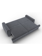 Диван прямой «Лига – 057», НПБ, механизм еврокнижка, велюр, цвет серый - Фото 10