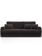 Диван прямой «Лига – 057», НПБ, механизм еврокнижка, велюр, цвет коричневый - Фото 2