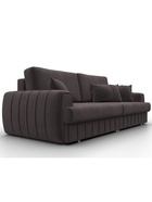 Диван прямой «Лига – 057», НПБ, механизм еврокнижка, велюр, цвет коричневый - Фото 5