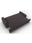 Диван прямой «Лига – 057», НПБ, механизм еврокнижка, велюр, цвет коричневый - Фото 10