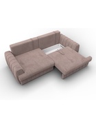 Диван прямой «Лига – 057», НПБ, механизм еврокнижка, велюр, цвет бежевый - Фото 8