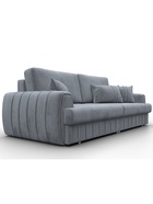 Диван прямой «Лига – 057», НПБ, механизм еврокнижка, велюр, цвет серый - Фото 5