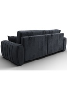 Диван прямой «Лига – 057», НПБ, механизм еврокнижка, велюр, цвет темно-серый - Фото 6