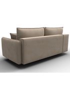 Диван прямой «Лига – 064», НПБ, механизм тик-так, велюр, цвет бежевый  (артикул 10998784)  большой выбор товаров оптом и в розницу по низким ценам с доставкой