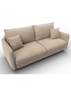 Диван прямой «Лига – 064», НПБ, механизм тик-так, велюр, цвет бежевый  (артикул 10998784)  большой выбор товаров оптом и в розницу по низким ценам с доставкой