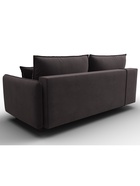 Диван прямой «Лига – 064», НПБ, механизм тик-так, велюр, цвет коричневый  (артикул 10998786)  большой выбор товаров оптом и в розницу по низким ценам с доставкой