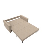 Диван прямой «Лига – 070», ППУ, механизм раскладной, велюр, цвет бежевый  (артикул 10998788)  большой выбор товаров оптом и в розницу по низким ценам с доставкой