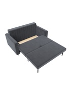 Диван прямой «Лига – 070», ППУ, механизм раскладной, велюр, цвет серый  (артикул 10998789)  большой выбор товаров оптом и в розницу по низким ценам с доставкой