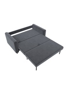 Диван прямой «Лига – 070», ППУ, механизм раскладной, велюр, цвет серый  (артикул 10998789)  большой выбор товаров оптом и в розницу по низким ценам с доставкой