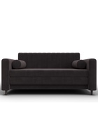 Диван прямой «Лига – 070», ППУ, механизм раскладной, велюр, цвет коричневый  (артикул 10998791)  большой выбор товаров оптом и в розницу по низким ценам с доставкой